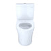 TOTO Aquia IV two-piece elongated toilet, 1.28 GPF & 0.9 GPF, universal height, no seat, white ceramic