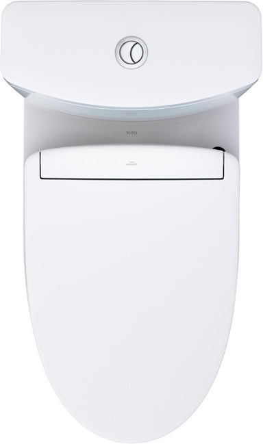 TOTO Aquia IV WASHLET+ S5 Two-Piece Toilet - top view