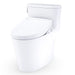 TOTO  Aurora 1G WASHLET+ One-Piece Toilet - 1.0 GPF - White toilet bowl with cover on a white background