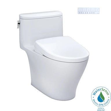 TOTO Nexus 1G Washlet+ S7A One-Piece 1.0 GPF toilet with WaterSense certification and remote control feature.