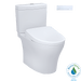 TOTO Aquia IV Washlet+ S7 Two-Piece Toilet with WaterSense Label and Remote Control