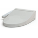 TOTO Washlet C2 bidet toilet seat in elongated shape, Sedona Beige color, featuring advanced control panel for comfort.