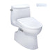 TOTO Carlyle II Washlet S7 one-piece toilet with 1.28 GPF, featuring a sleek design and advanced bidet functions.