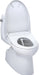 TOTO Carlyle II Washlet+ S7A One-Piece 1.28 GPF - open lid