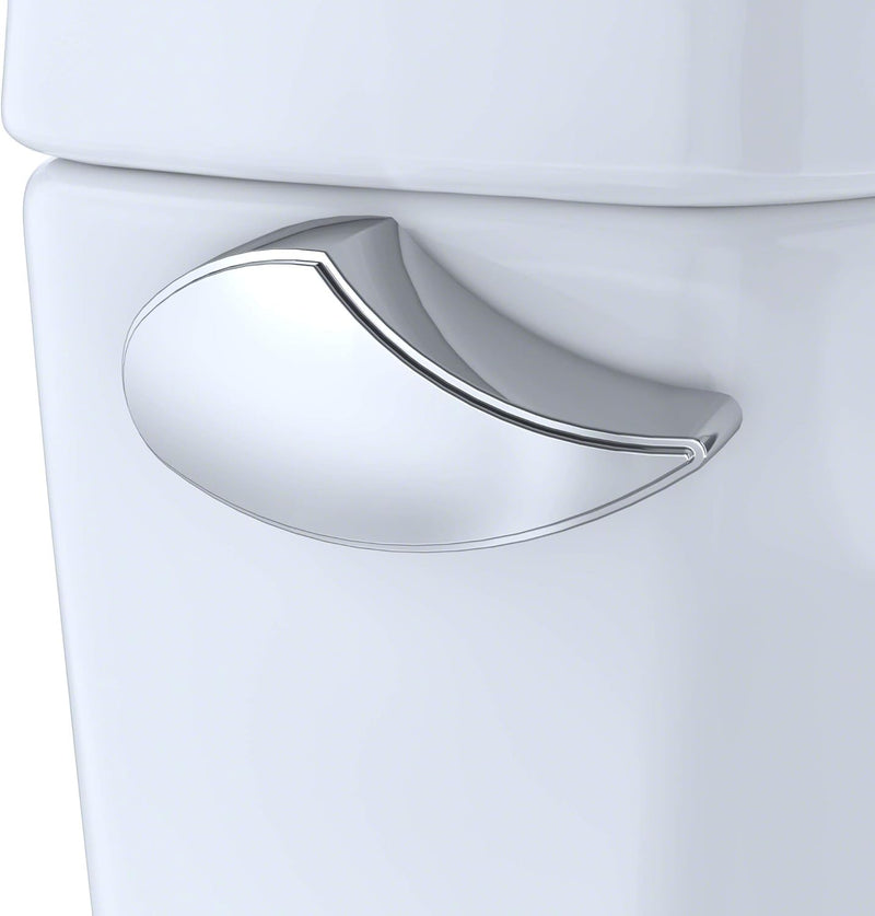 TOTO Drake II Two-Piece Toilet - chrome lever