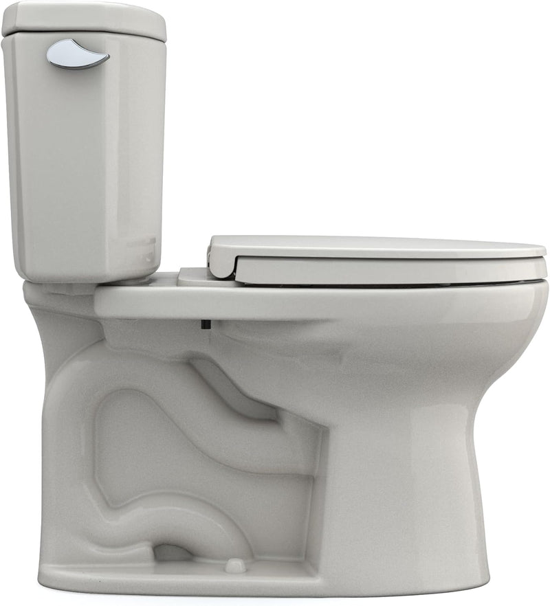 TOTO Drake II Two-Piece Elongated Sedona Beige - left side view