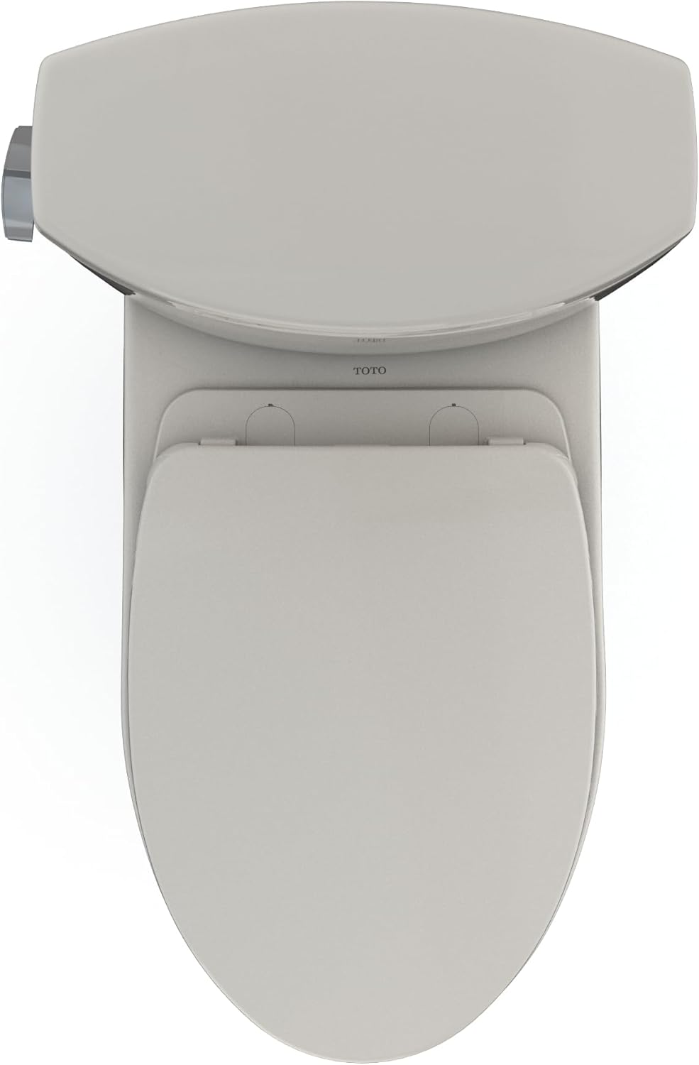 TOTO Drake II Two-Piece Elongated Sedona Beige - top view