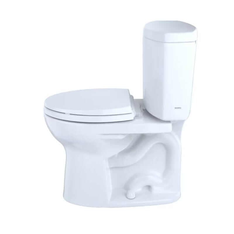 TOTO Drake II Two-Piece Round - Side view facing left on a white background