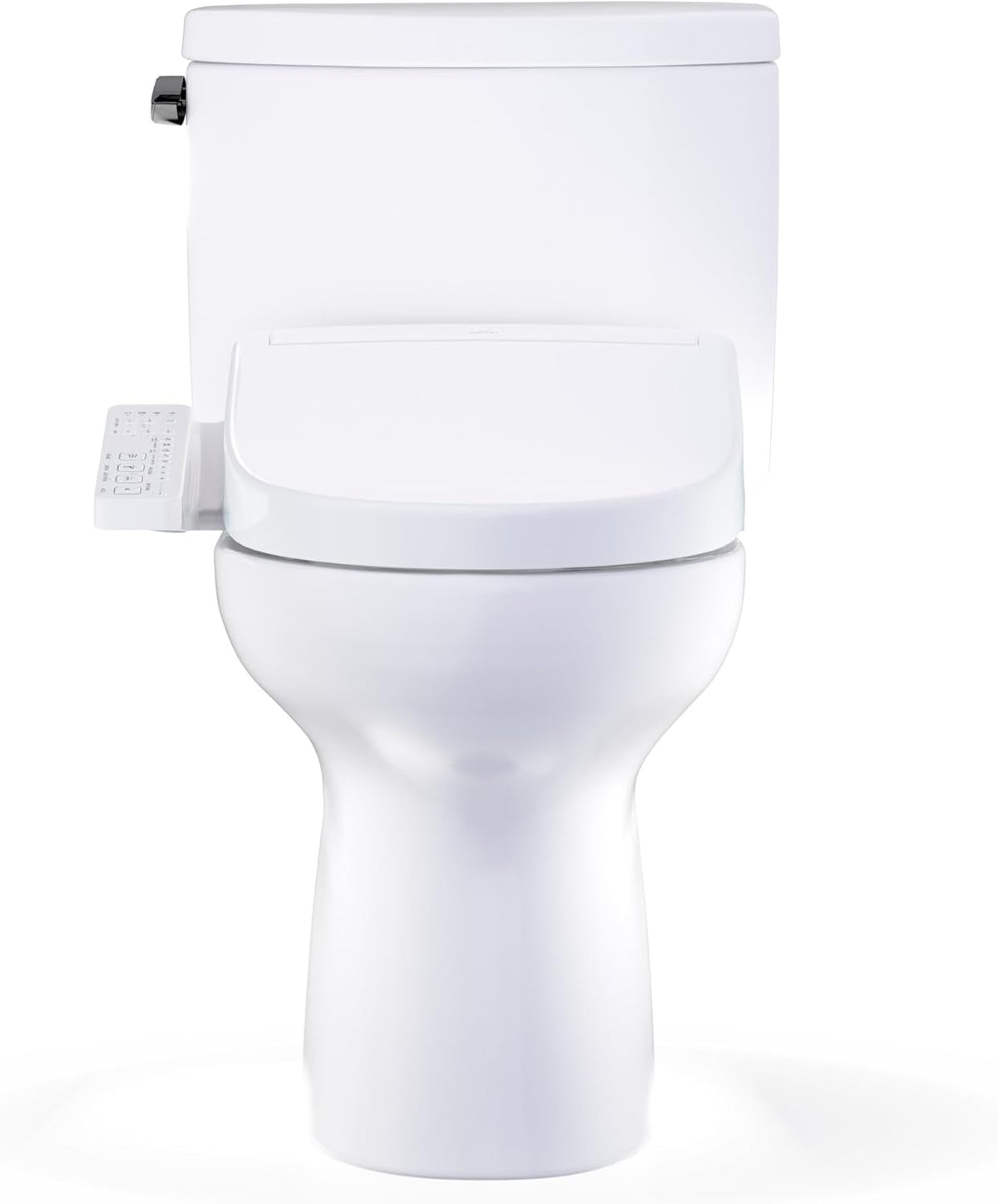 TOTO Drake II WASHLET+ S2 Two-Piece Toilet - 1.28 GPF - front view