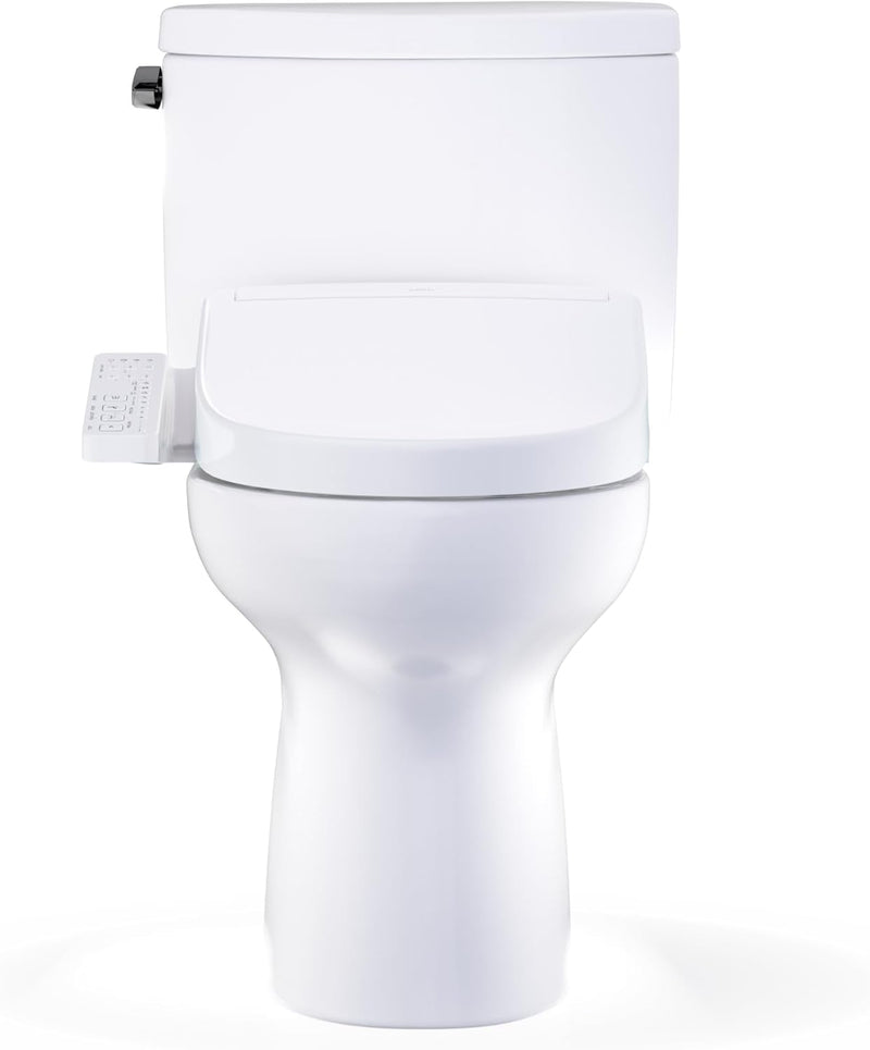 TOTO Drake II WASHLET+ S2 Two-Piece Toilet - 1.28 GPF - front view