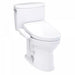 TOTO Drake II WASHLET+ S2 Two-Piece Toilet - 1.28 GPF - White toilet on a white background