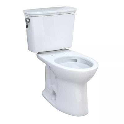 TOTO Drake Transitional Two-Piece - White toilet on a white background