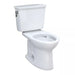 TOTO Drake Transitional Two-Piece Toilet, 1.28 GPF, White, Angled View