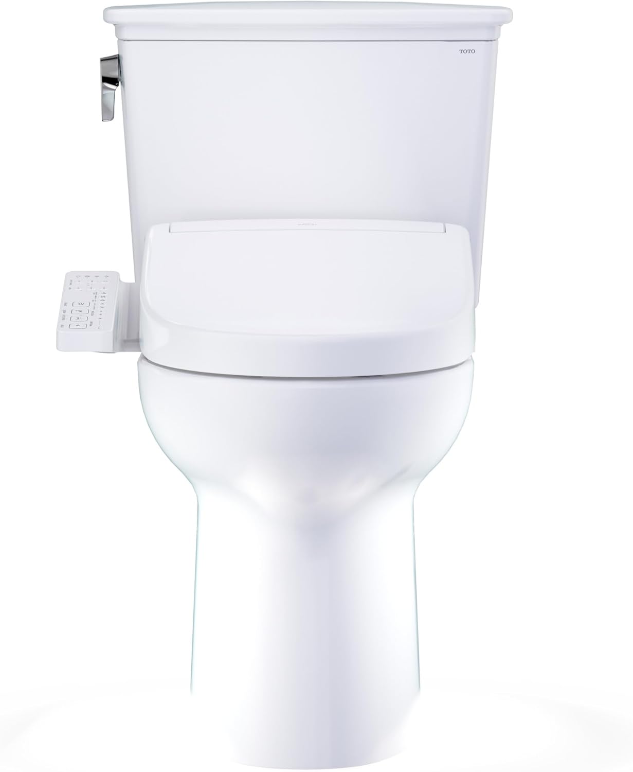 TOTO Drake Transitional WASHLET+ S2 Two-Piece Toilet - 1.28 GPF - Universal Height - front view