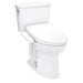 TOTO Drake Transitional WASHLET+ S2 Two-Piece Toilet - 1.28 GPF - Universal Height - White toilet on a white background