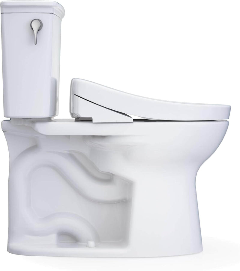 TOTO Drake Transitional WASHLET+ S5 Two-Piece Toilet - 1.28 GPF - Universal Height - side view