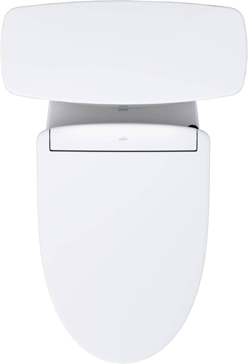 TOTO Drake Transitional WASHLET+ S5 Two-Piece Toilet - 1.28 GPF - Universal Height - top view