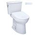 TOTO Drake Transitional Washlet S7 two-piece toilet with 1.28 GPF, universal height, featuring modern design.