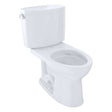 TOTO Drake II Two-Piece Toilet - White toilet on a white background