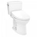 TOTO Drake WASHLET+ S5 Two-Piece Toilet - 1.28 GPF - White toilet on a white background