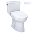 TOTO Drake Washlet + S7A Two-Piece - White toilet with a closed lid on a white background main image