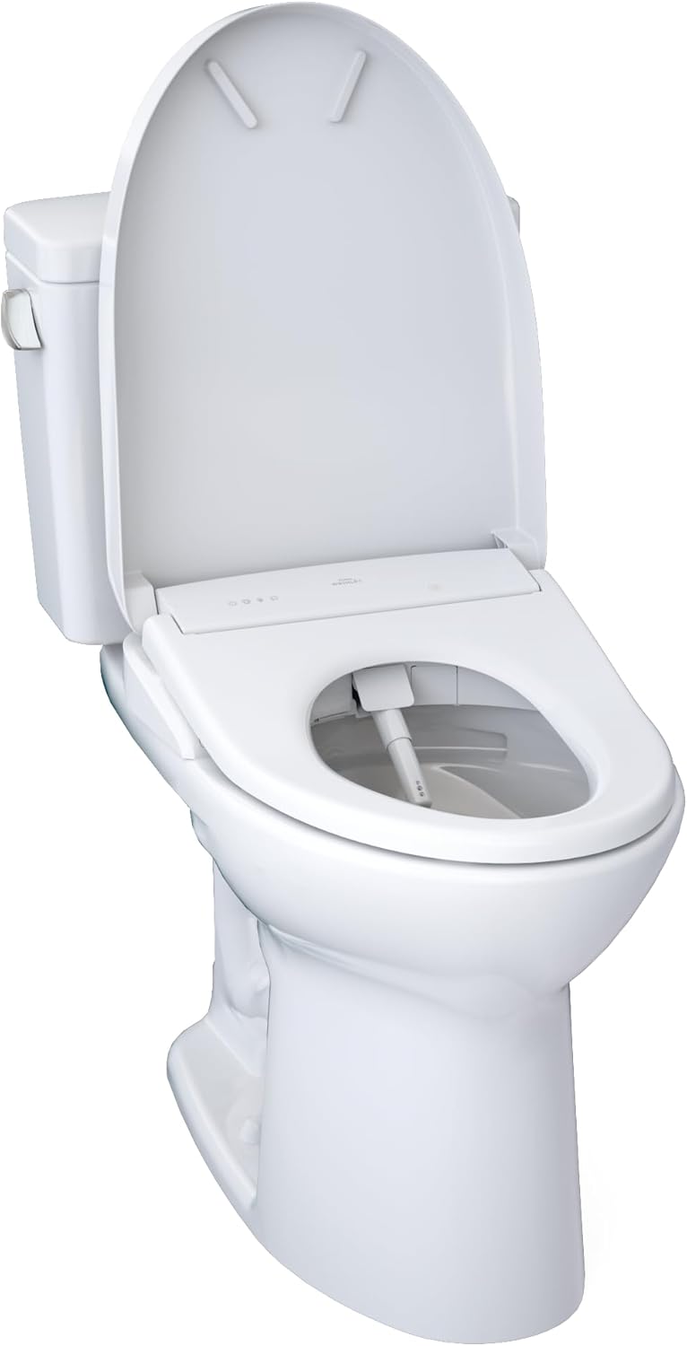 TOTO Drake Washlet+ S7A Two-Piece - open lid