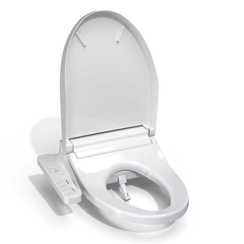 TOTO Washlet KC2 Bidet Toilet Seat - with opened lid on a white background