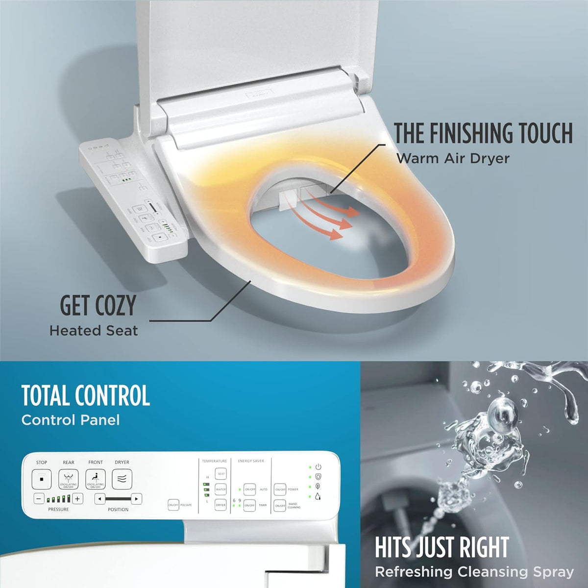 TOTO Washlet KC2 Bidet Toilet Seat