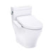 TOTO Legato WASHLET+ S2 One-Piece Toilet - 1.28 GPF - White toilet on a white background