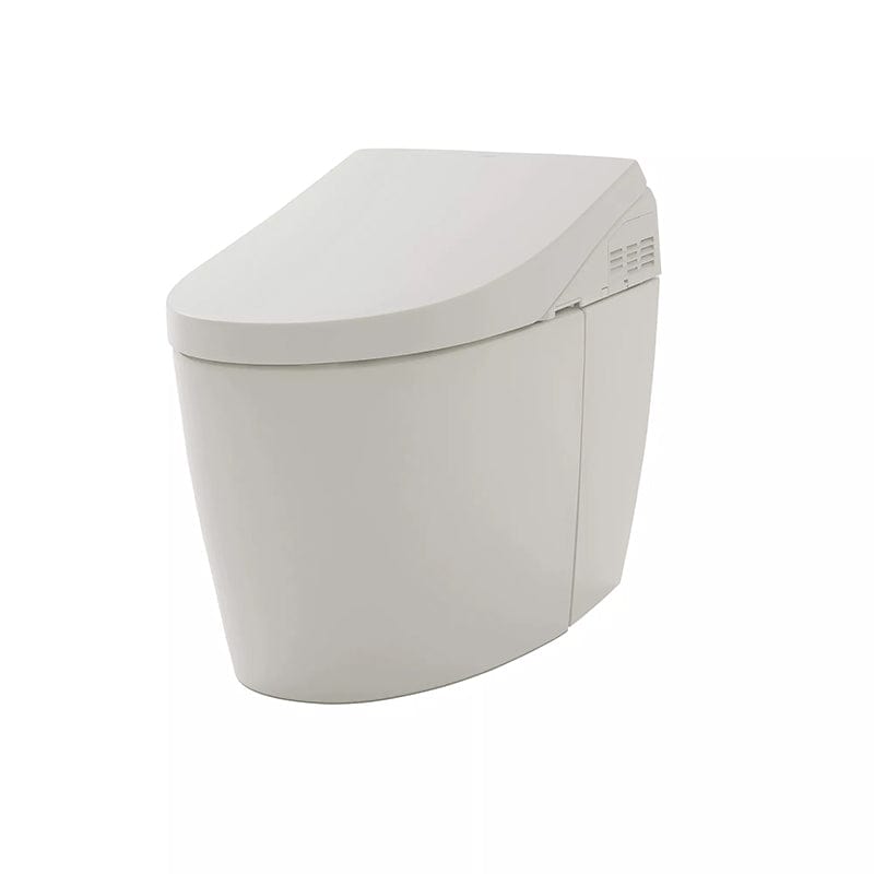 TOTO Neorest AH Dual Flush Integrated Bidet Toilet in Sedona Beige with sleek design technology, offering modern bathroom luxury.