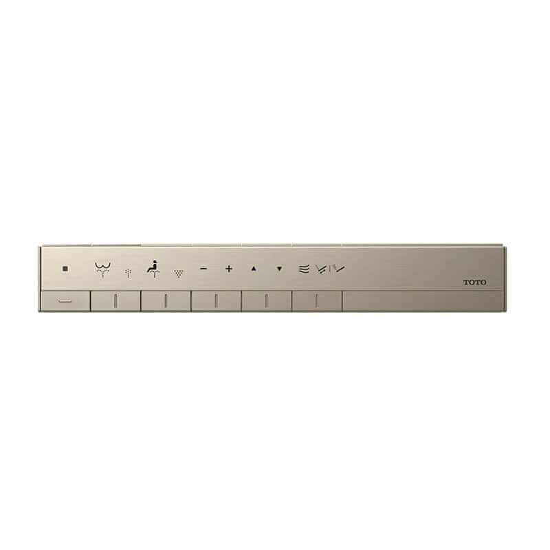 TOTO Neorest LS Bidet Toilet remote control panel with buttons for various functions.
