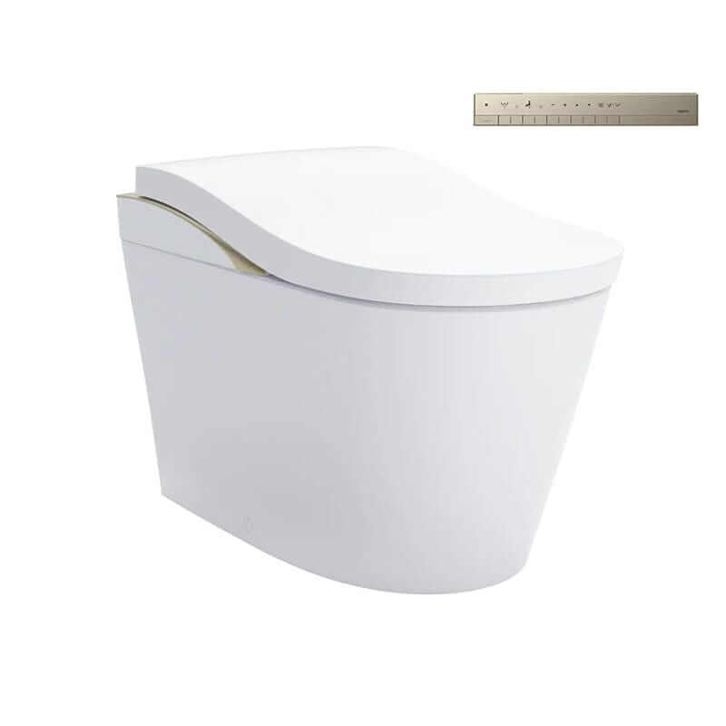 TOTO Neorest LS Bidet Toilet with control panel, modern sleek design, luxury bathroom fixture