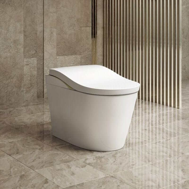 Luxury TOTO Neorest LS Bidet Toilet in a modern bathroom