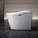 Modern TOTO Neorest LS bidet toilet with sleek design on marble floor