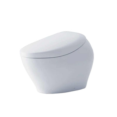 TOTO Neorest NX1 Dual Flush Bidet Toilet - Right side view of modern toilet on a white background