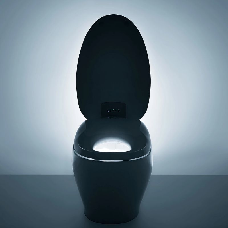 TOTO NEOREST NX2 Dual-Flush Toilet - Night light with lid open