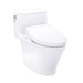 TOTO Nexus 1G WASHLET+ S5 One-Piece Toilet - 1.0 GPF - White toilet on a white background