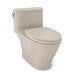 TOTO Nexus 1PC Toilet 1.28 GPF in Sedona Beige, seamless design, eco-friendly water consumption.