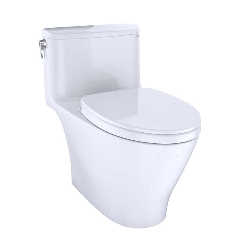 TOTO Nexus One-Piece Toilet - White toilet on a white background