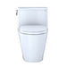 TOTO Nexus One-Piece Toilet 1.28 GPF - Cotton, front view of sleek design.