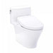 TOTO Nexus WASHLET+ S5 One-Piece Toilet - White toilet on a white background