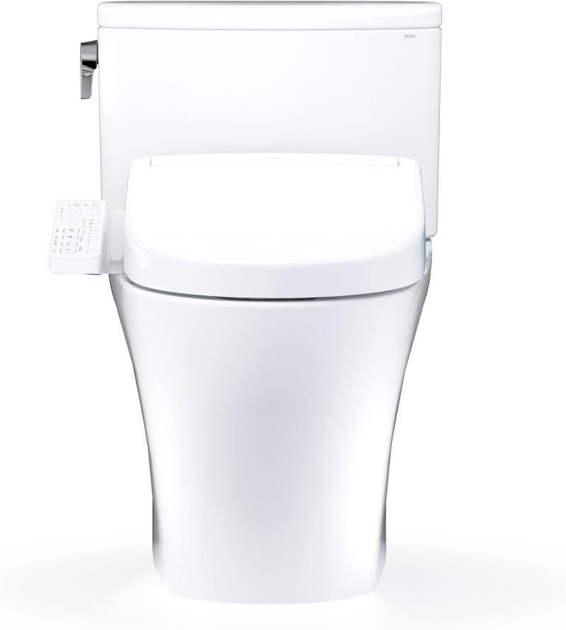 Toto Nexus WASHLET + S2 Two-Piece Toilet - 1.28 GPF - front view