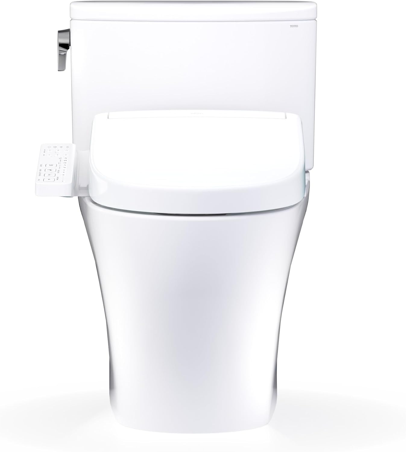 Toto Nexus WASHLET + S2 Two-Piece Toilet - 1.28 GPF - front view