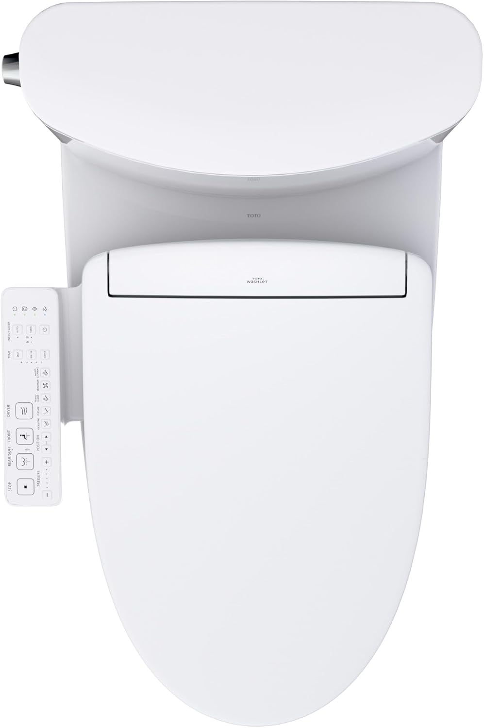 Toto Nexus WASHLET + S2 Two-Piece Toilet - 1.28 GPF - top view