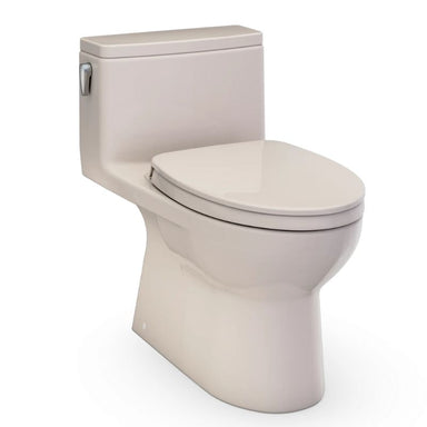 TOTO Redington 1G One-Piece Toilet - 1.0 GPF - color Bone toilet on a white background