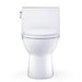 TOTO Redington One-Piece Toilet - 1.28 GPF - White toilet bowl with seat on a white background
