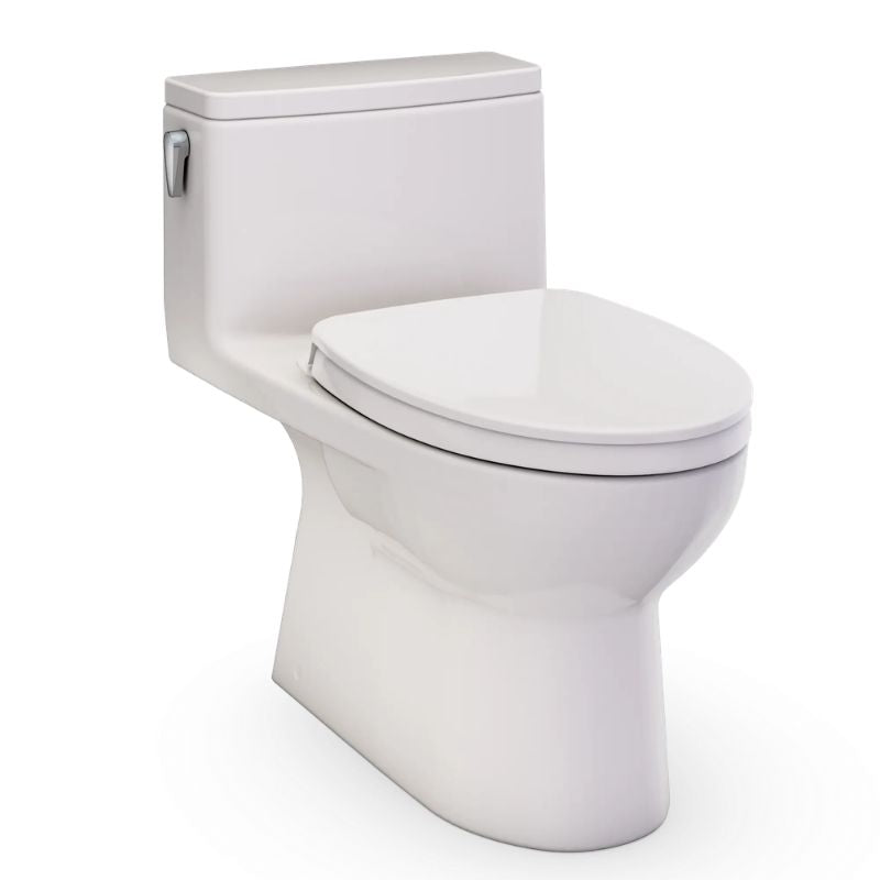 TOTO Redington One-Piece Toilet - 1.28 GPF - Beige toilet on a white background