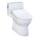 TOTO Redington WASHLET+ S5 One-Piece Toilet - White toilet on a white background