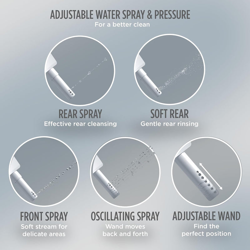 TOTO Washlet S7 cleaning wand spray and pressure