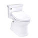 TOTO Soirée WASHLET+ S5 One-Piece Toilet - 1.28 GPF - White toilet on a white background
